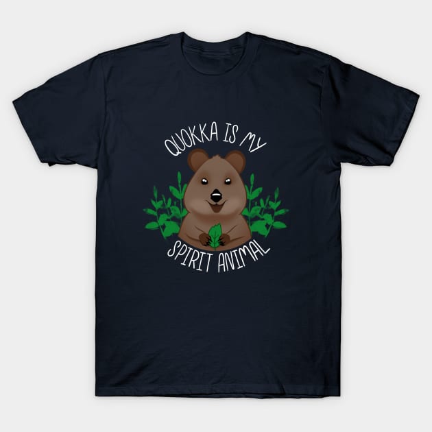 Quokka is my spirit animal T-Shirt by rakelittle